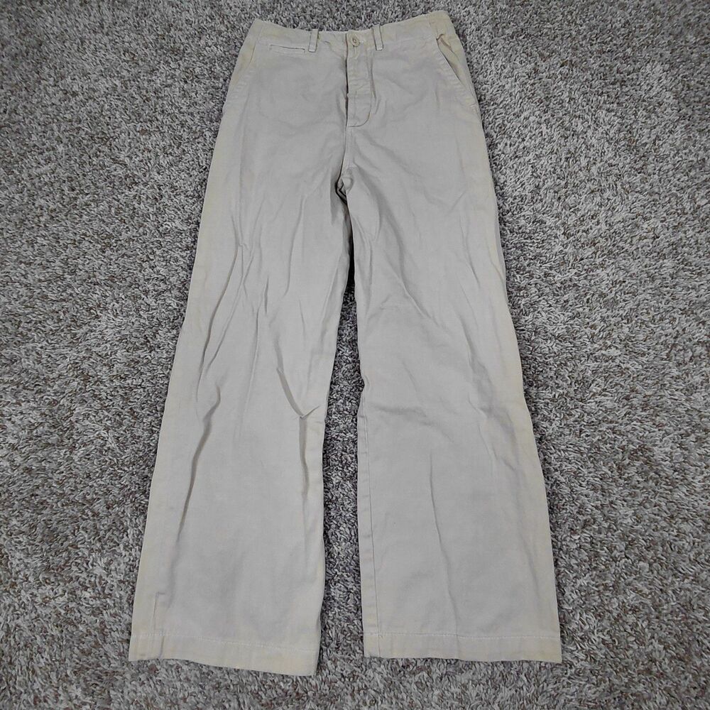 Buck Mason Straight Leg Pants in Beige